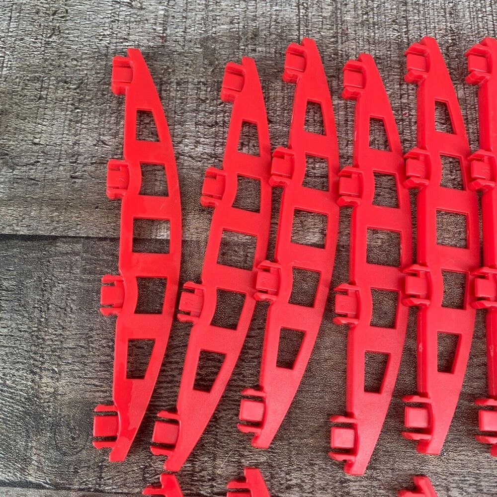 Rokenbok Lot Red Building Ramp Rails Bridge Pieces - Picture 6 of 16